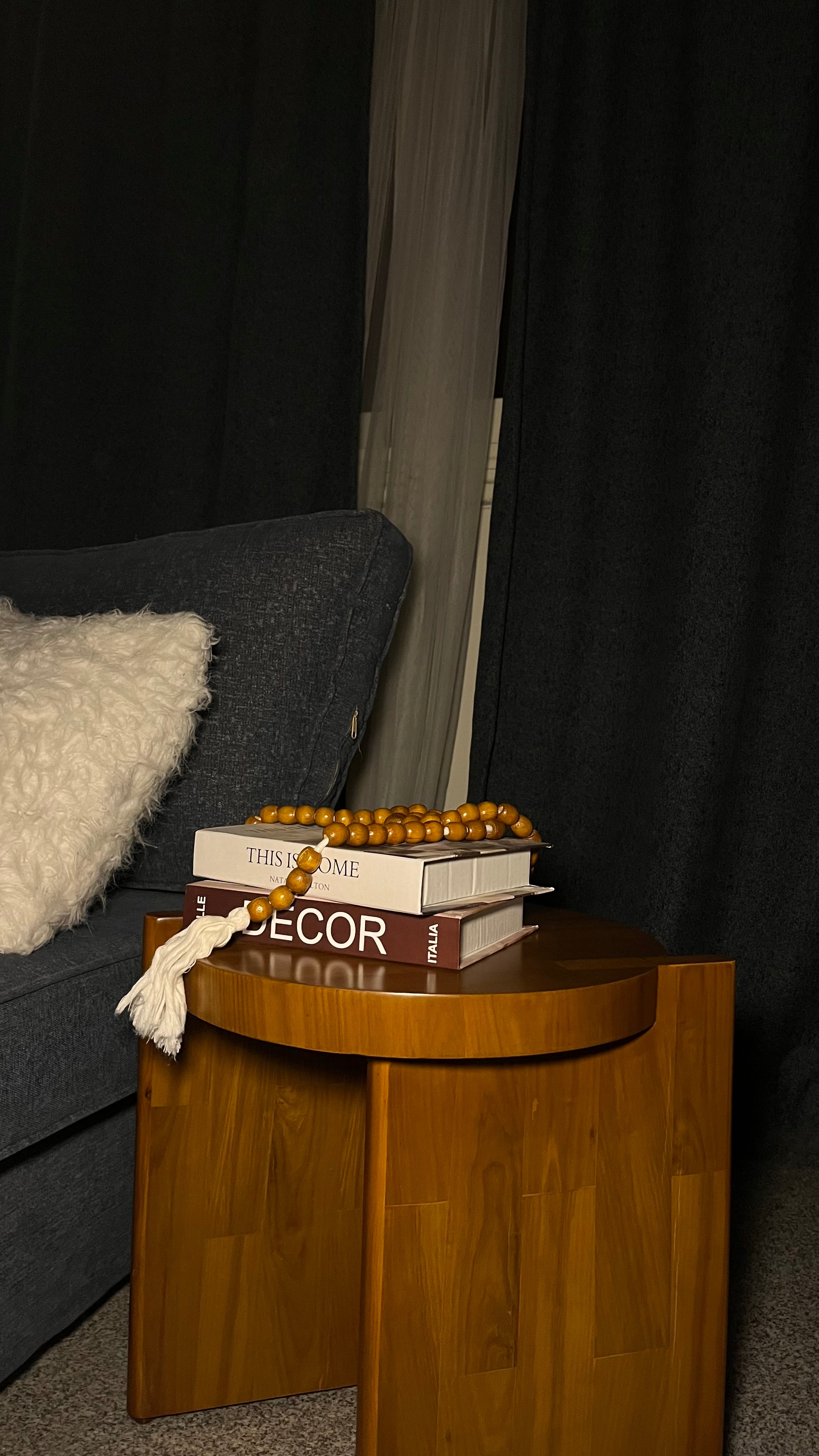 Samt Side Table —Natural Pitch Pine Wood — LIMITED EDITION