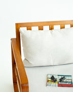 Jidhr Lounge Chair—Natural Solid Beech Wood