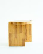 Samt Side Table —Natural Pitch Pine Wood