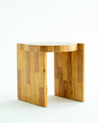 Samt Side Table —Natural Pitch Pine Wood