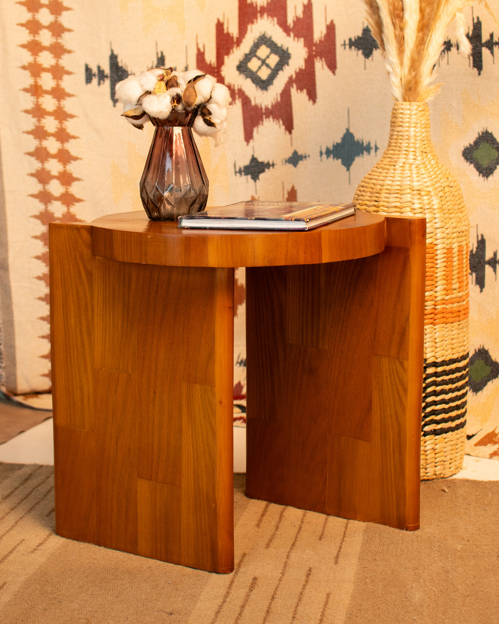 Samt Side Table —Natural Pitch Pine Wood — LIMITED EDITION