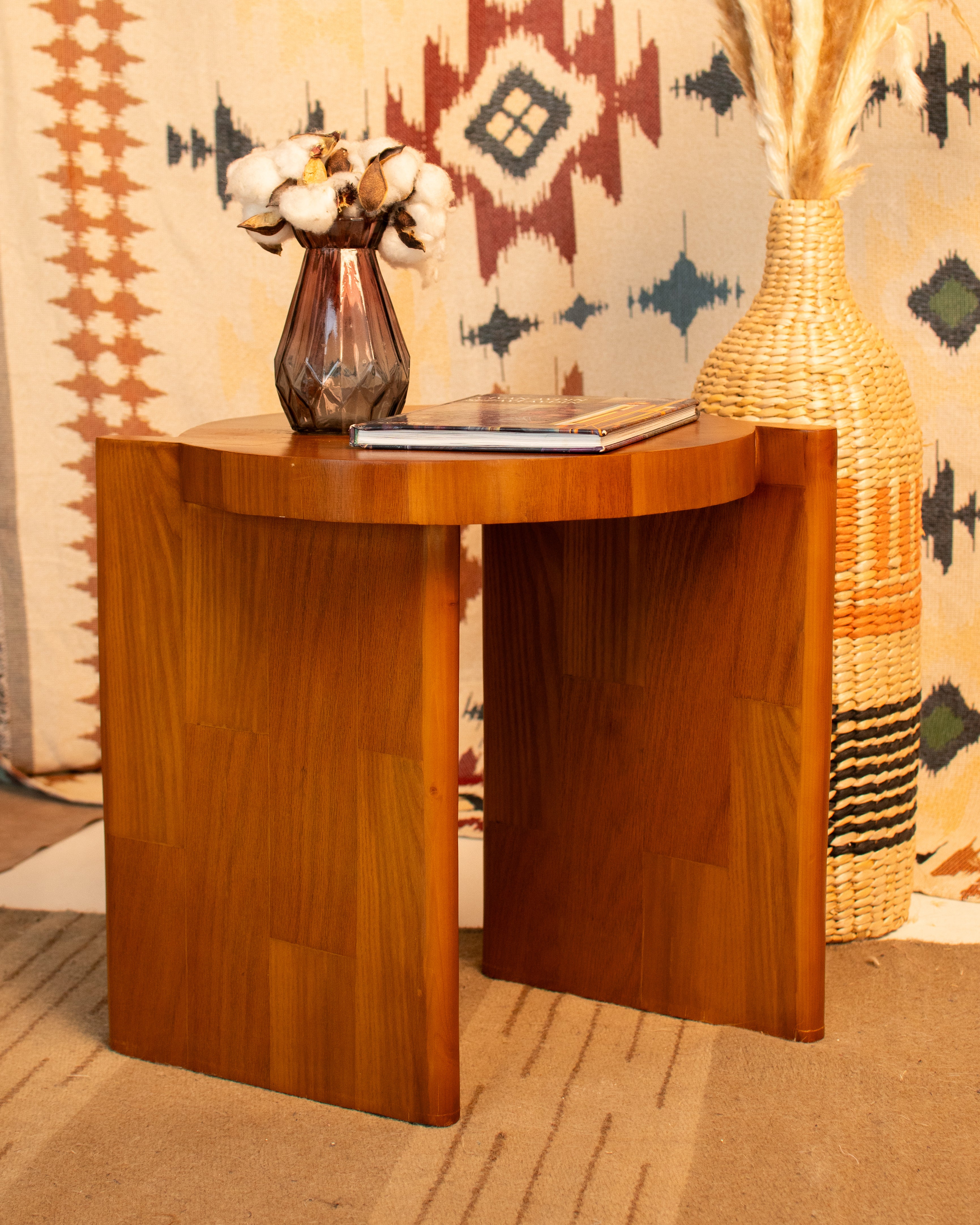 Samt Side Table —Natural Pitch Pine Wood — LIMITED EDITION