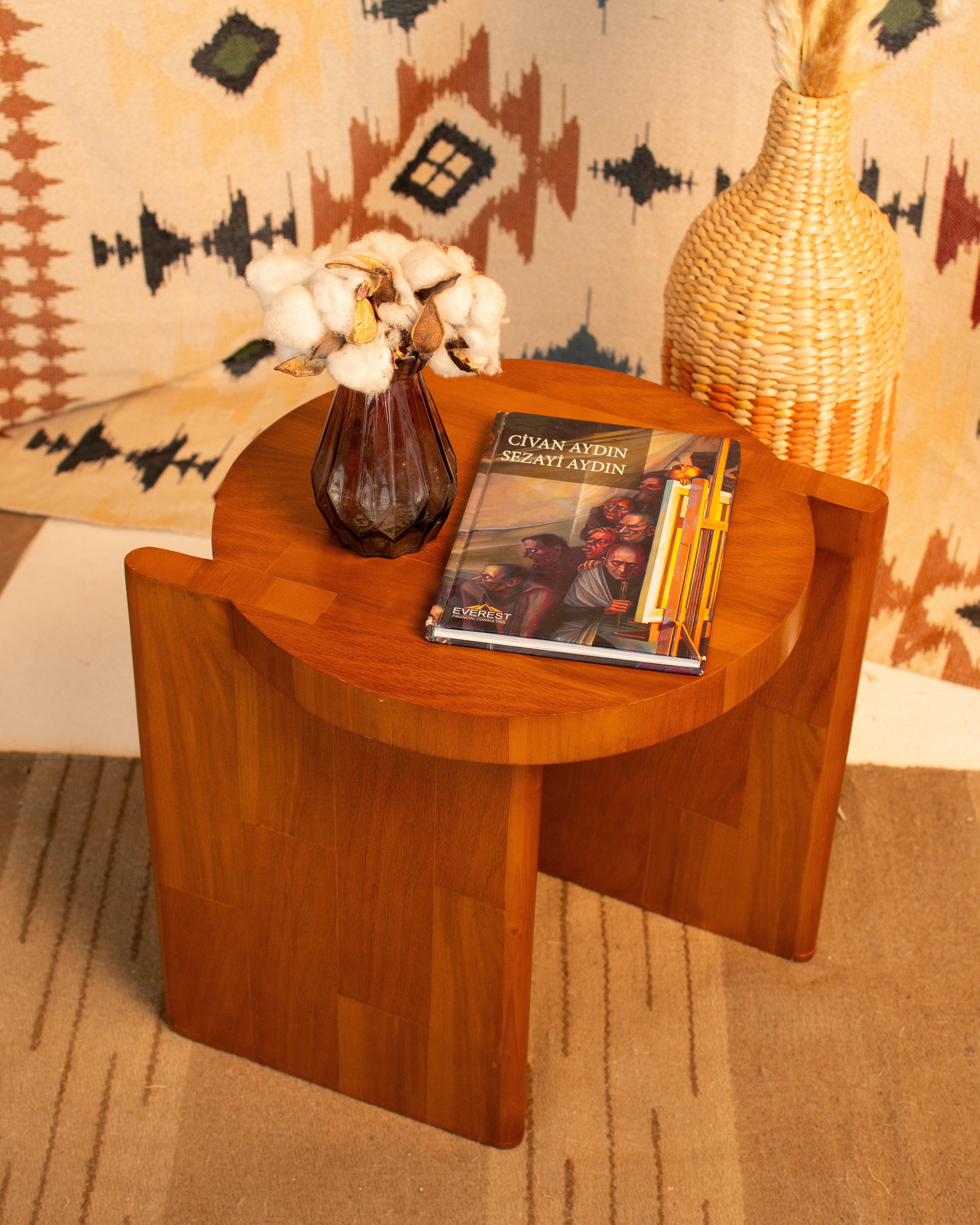 Samt Side Table —Natural Pitch Pine Wood — LIMITED EDITION
