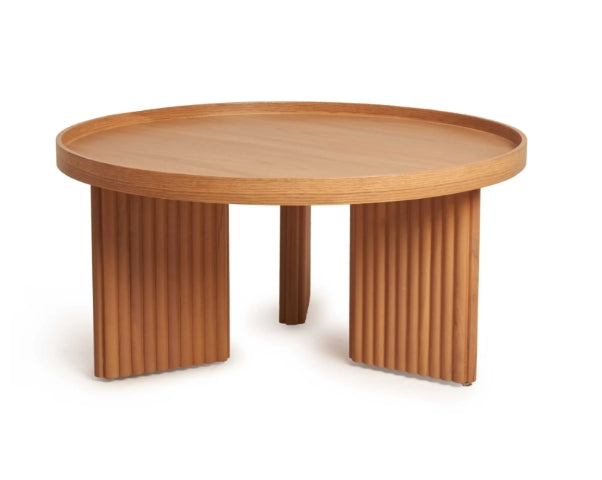 Noor Round Table — Solid Beech Wood