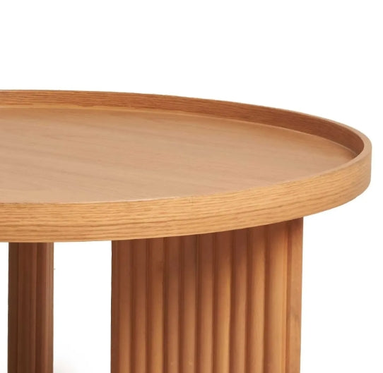 Noor Round Table — Solid Beech Wood