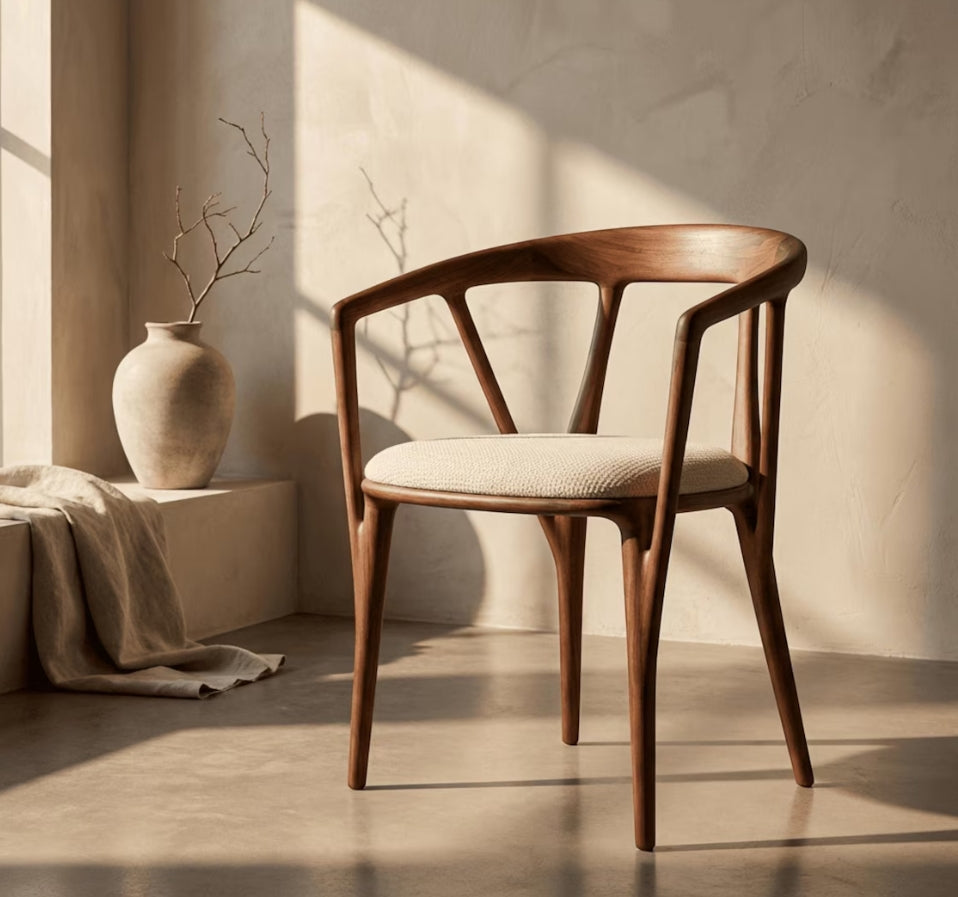Asil Armchair — Solid Beech Wood