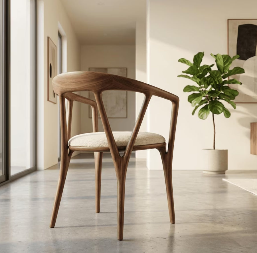 Asil Armchair — Solid Beech Wood